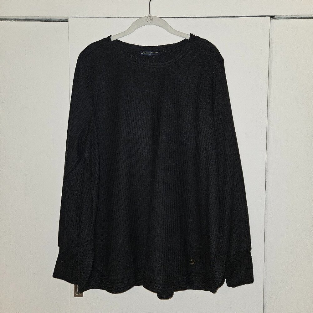 NEVER WORN Adrienne Vittadini Black Sweater (3X)